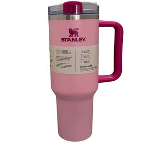 NIB Authentic Stanley Cherry Blossom Quencher 40 oz  Tumbler with Handle